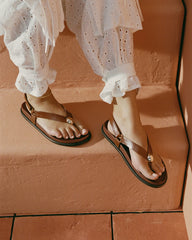 ELVIA BROWN LEATHER